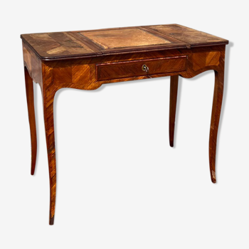 Table Liseuse In Marquetry Stamped Louis XV XVIII Century