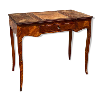 Table Liseuse In Marquetry Stamped Louis XV XVIII Century