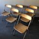 6 vintage folding chairs