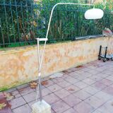 Lampadaire italien style "arc" a bras déporté