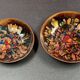 set of 2 enamels on copper empty pocket 10 and 12 cm in diameter - Art Limoges enamel