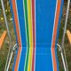 Pair of vintage nylon canvas folding garden armchairs
