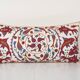 Vintage embroidered cushion cover 46x89 cm
