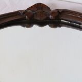 Mirror with wood frame 34x27cm