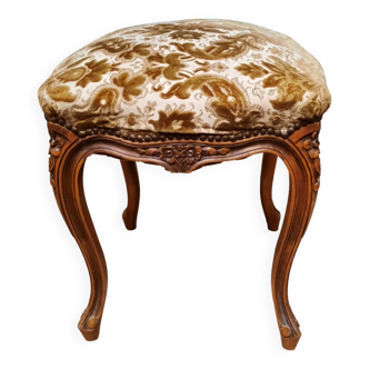 Louis XV style upholstered stool