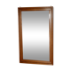 Mirror with molded solid oak frame 81x135cm