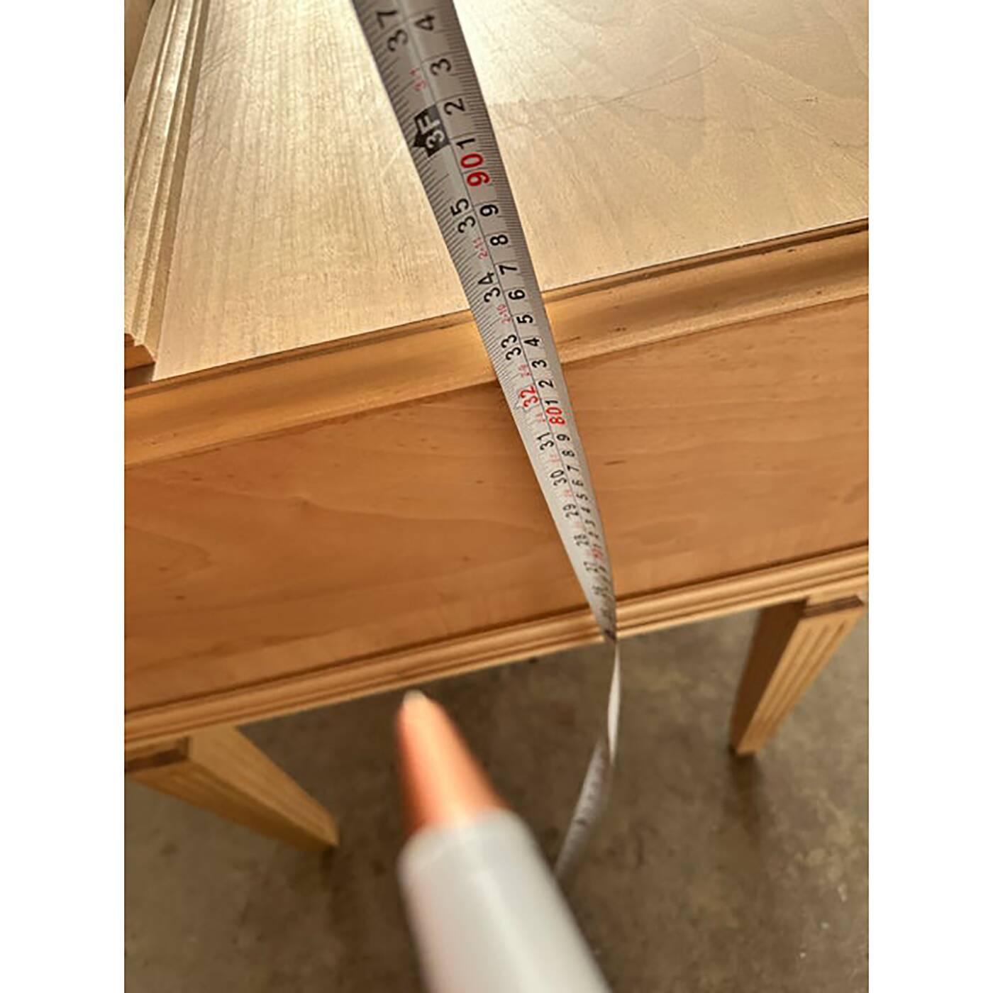 Empire Style 800 Natural Wood Desk in Walnut and Maple