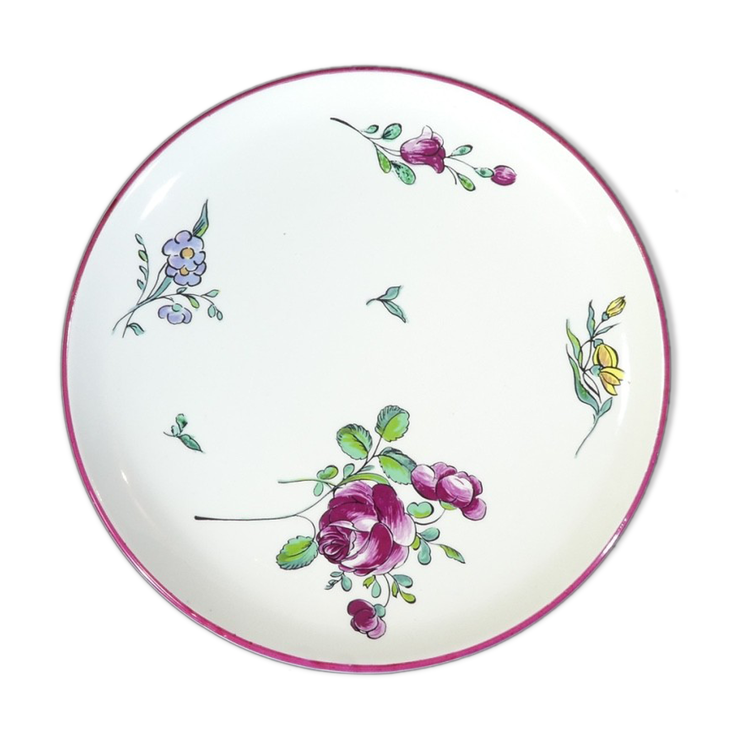 GIEN model STRASBOURG red pink round dish