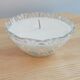 Vintage candle dried flowers