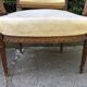 Pair of Louis XVI style armchairs solid walnut