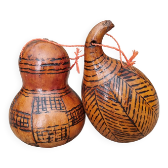 Pair of calabashes