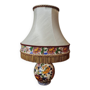 Lampe en faïence de - gien