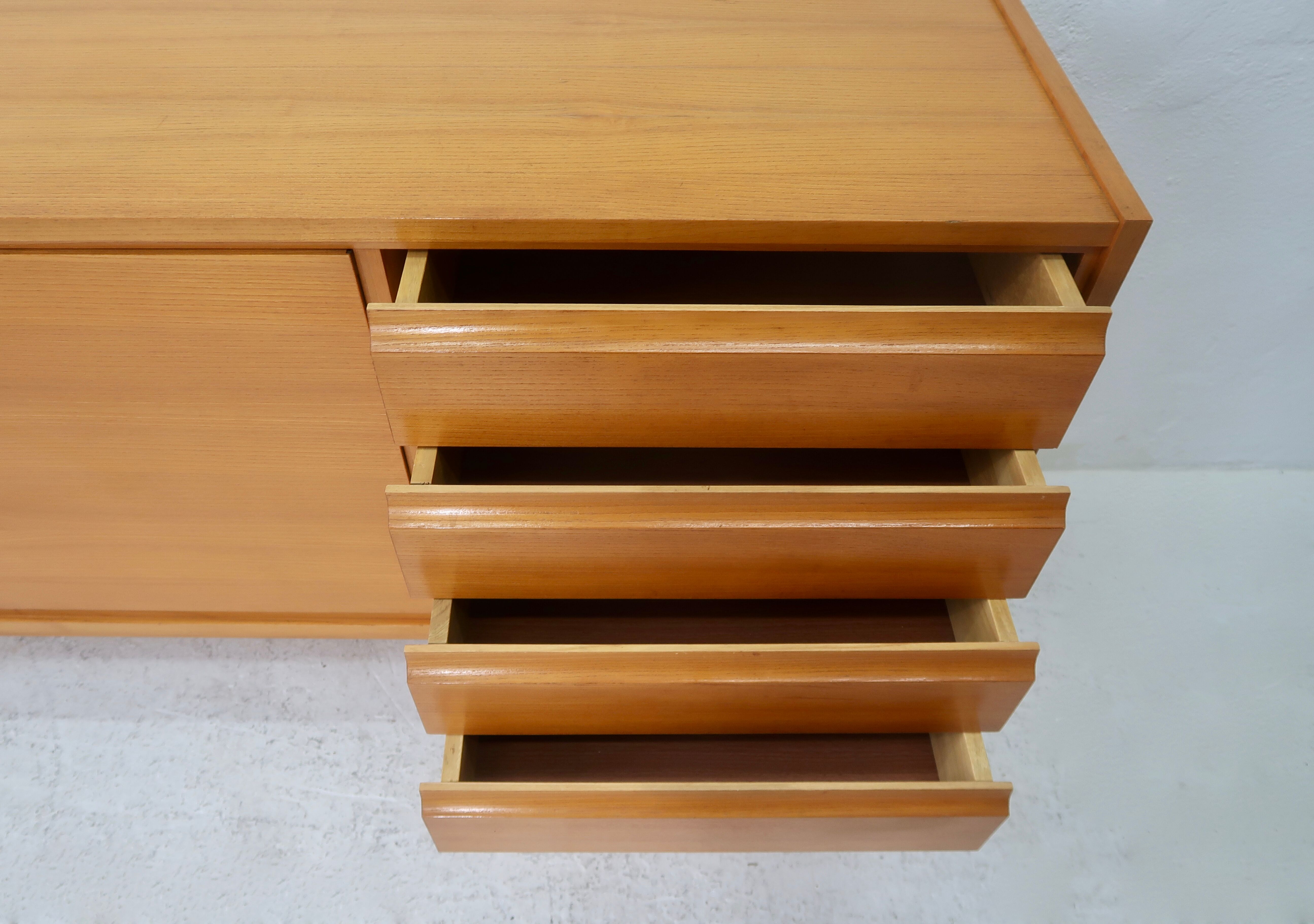 Mid-century ashwood sideboard, 1950s