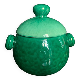 Delhomme brand handcrafted pottery soup tureen