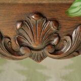 Louis XV style commode in solid oak, 20th century.