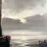Oil on canvas E. Colin