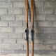 Old wooden skis