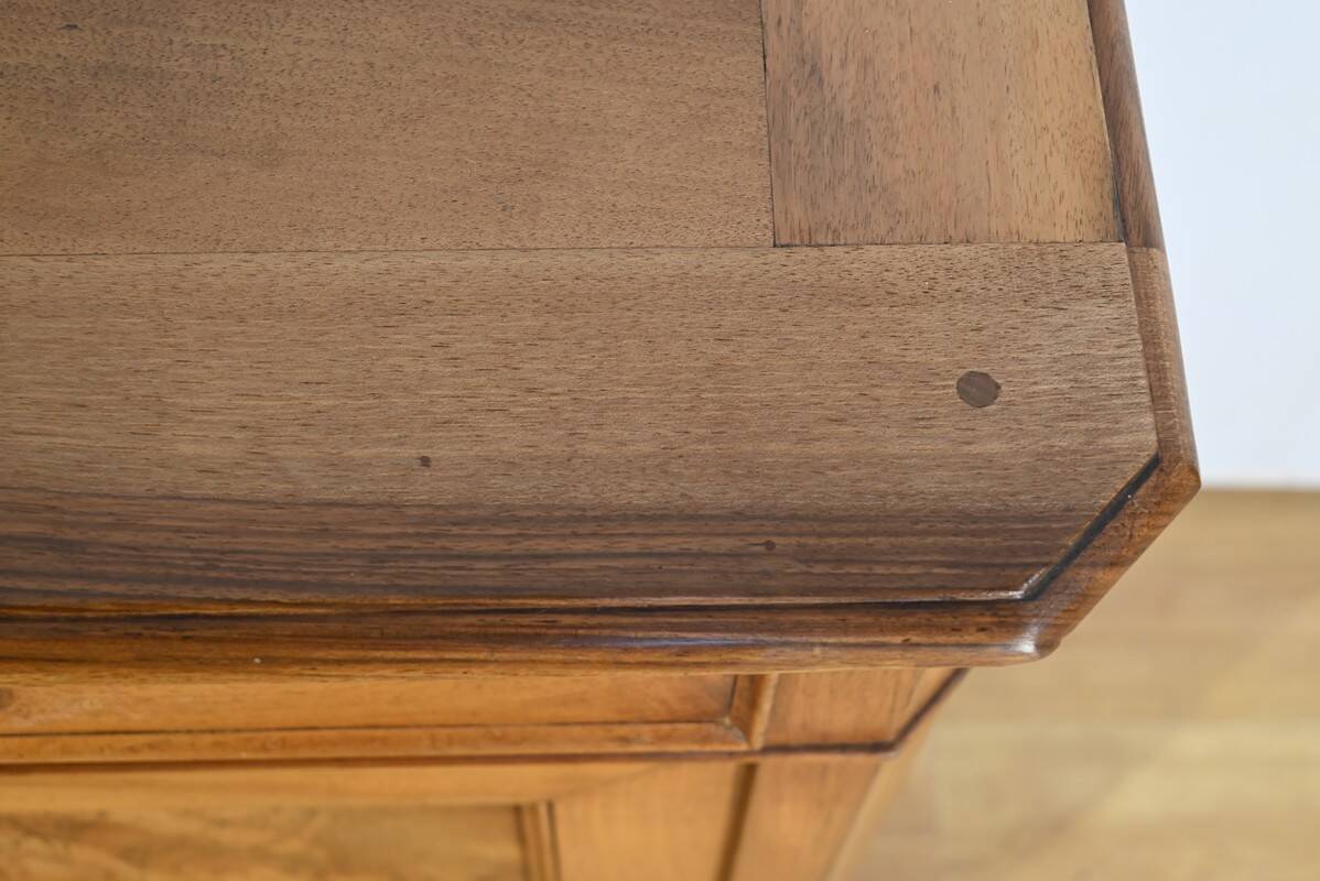 3-door walnut sideboard, late 19th century