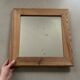 Miroir en bois Habitat vintage