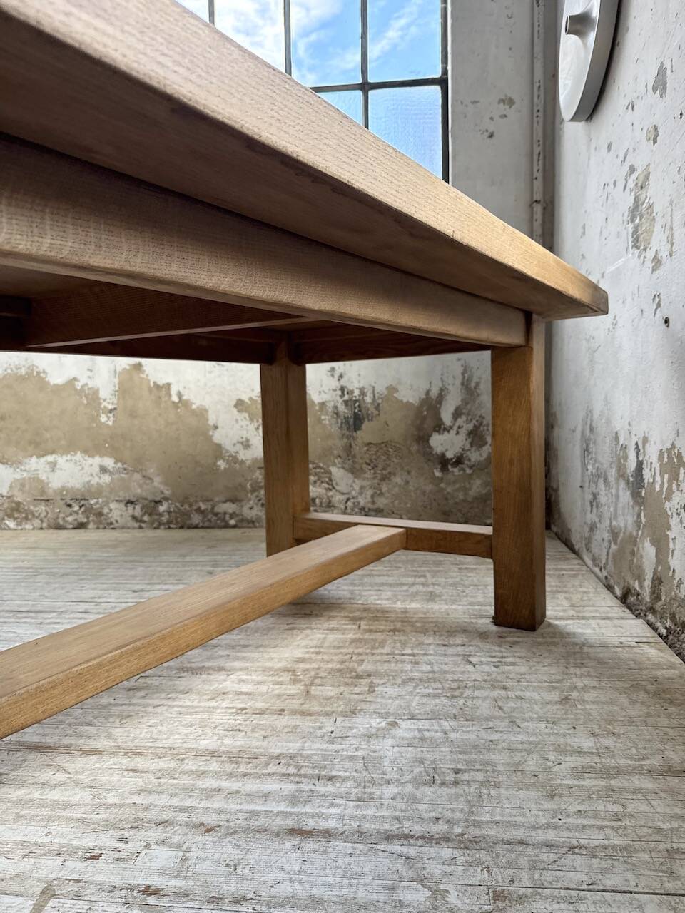 XXL solid oak farmhouse table 3.5m