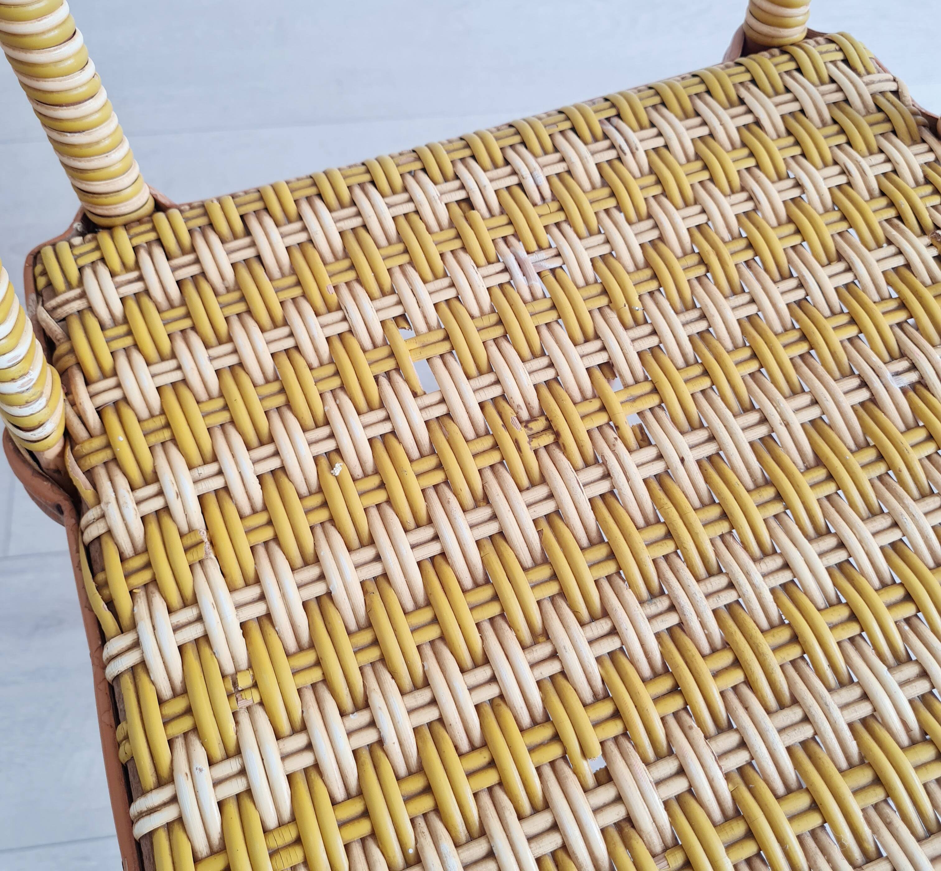 Rattan bistro chairs