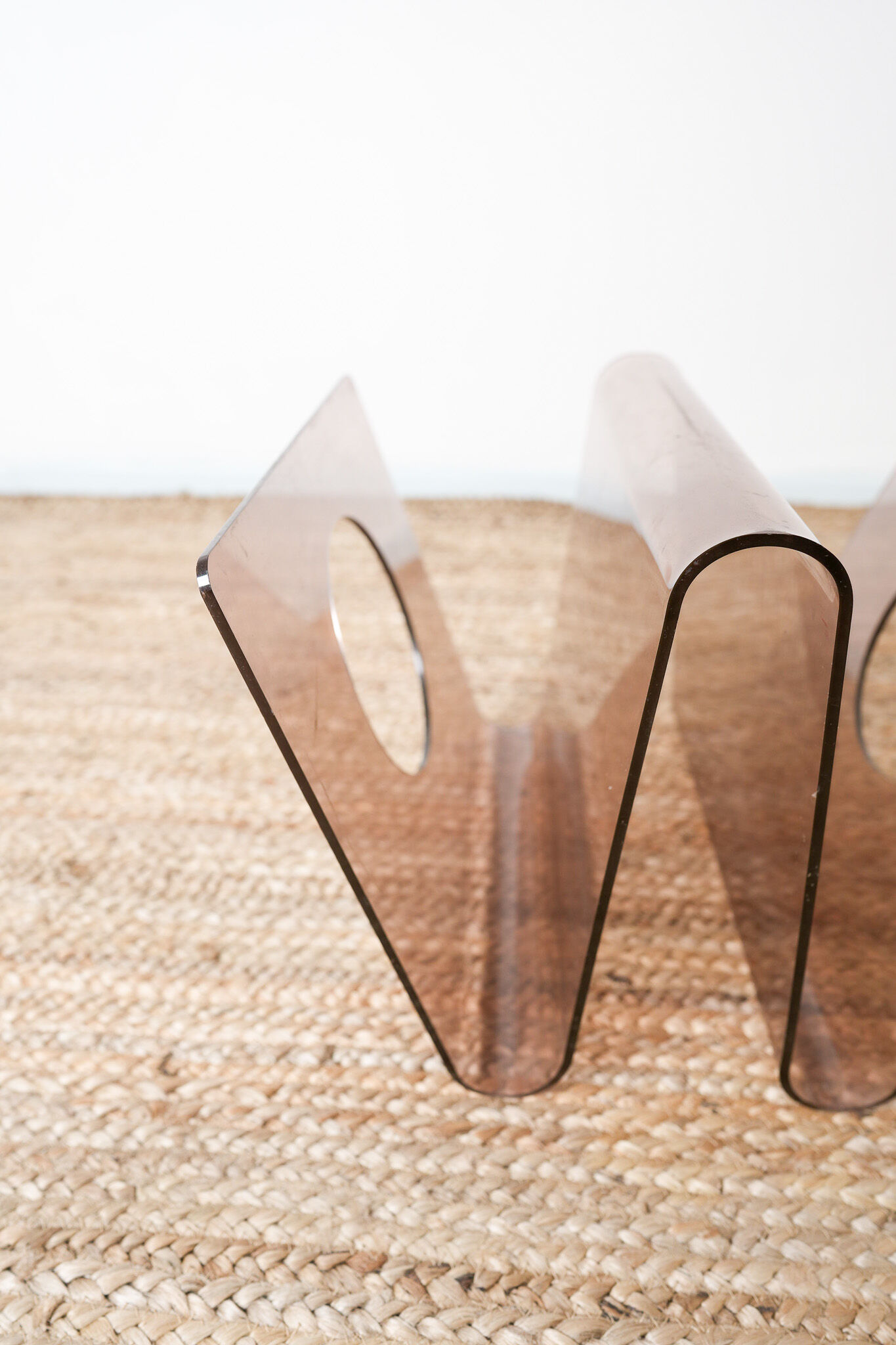 Plexiglas magazine holder Michel Dumas