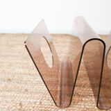 Plexiglas magazine holder Michel Dumas