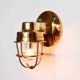 Old bronze “loupiote” wall light