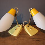 Set of two table lamp/Kamenický Šenov, 1960´s.