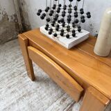 Solid elm bedside table Maison Regain