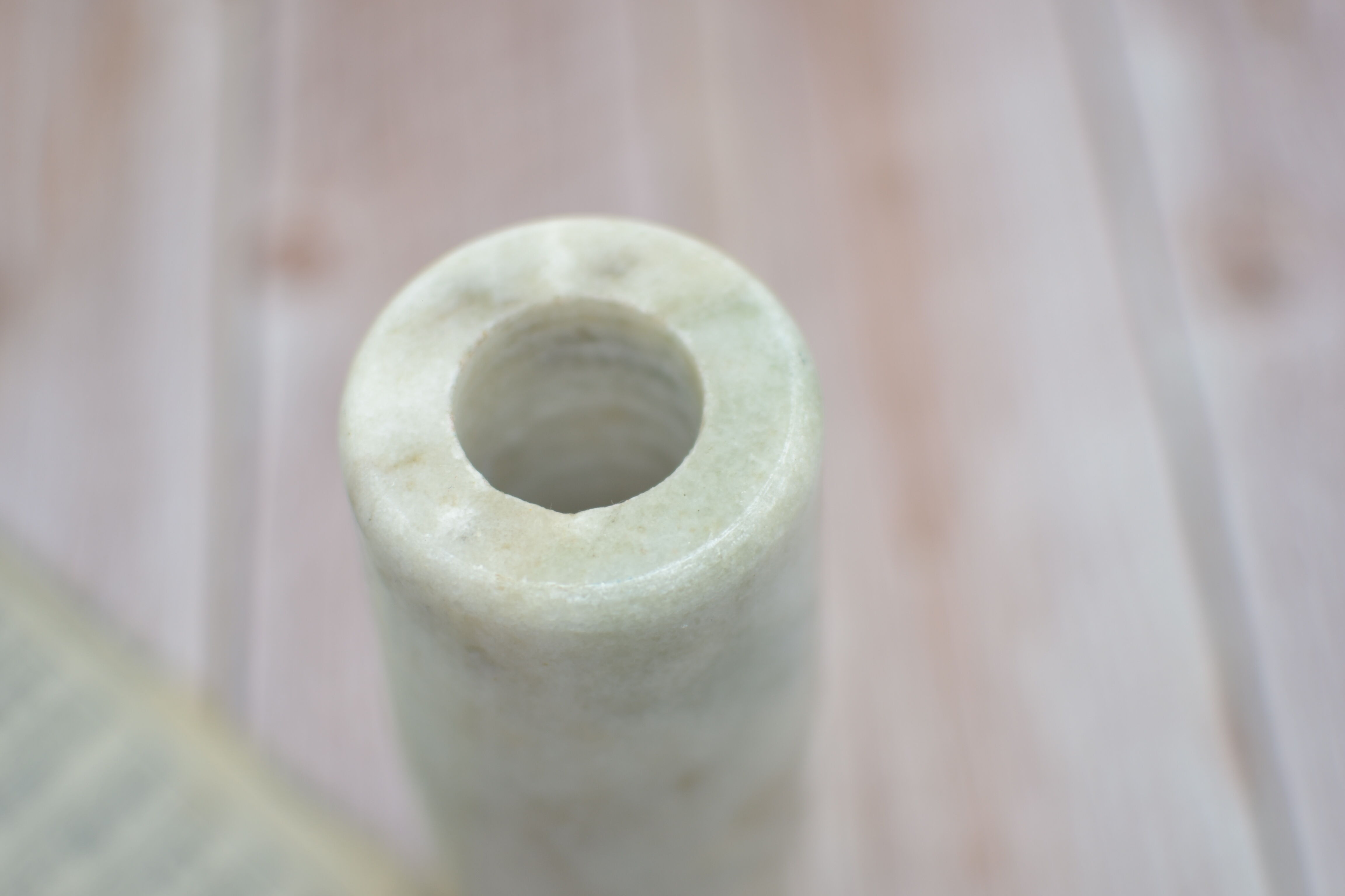 Candle holder in marble