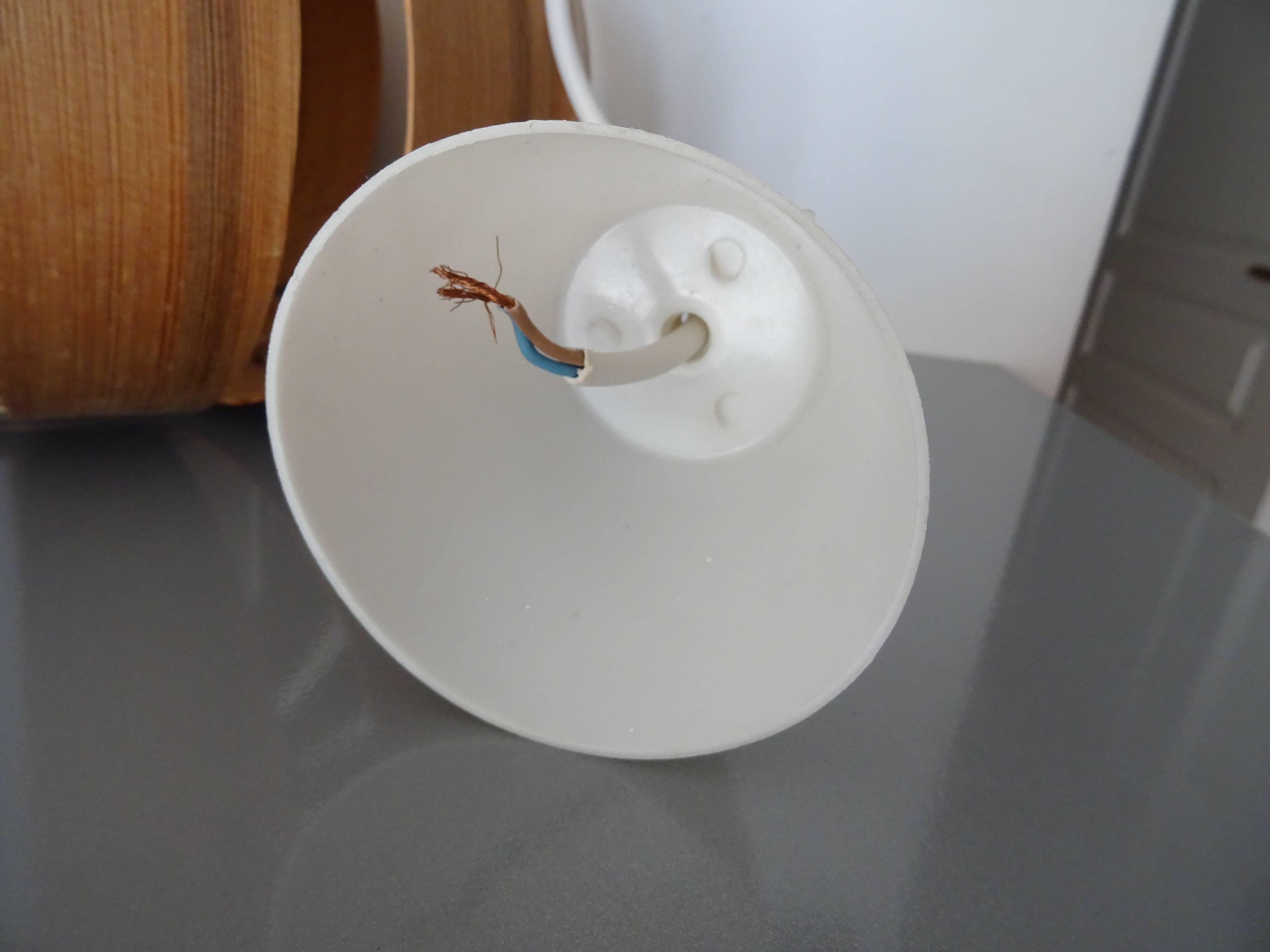 Vintage Scandinavian style suspension chandelier from the 60s/70s