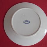 Dessert plate earthenware Sarreguemines