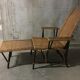 Lounge chair 60s rattan