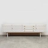 Vintage wooden credenza sideboard 'Cubism'