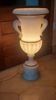 Antique style lamp with marble effect