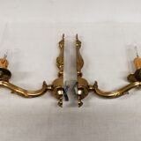Paire d'appliques en bronze véritable