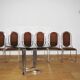 Dining room table and 6 chairs by Alessandro Alpizzi, 1970s, Set of 7