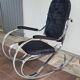 Chaises à bascule chromées italiennes (MCM 1970) : Designer Maison Janson