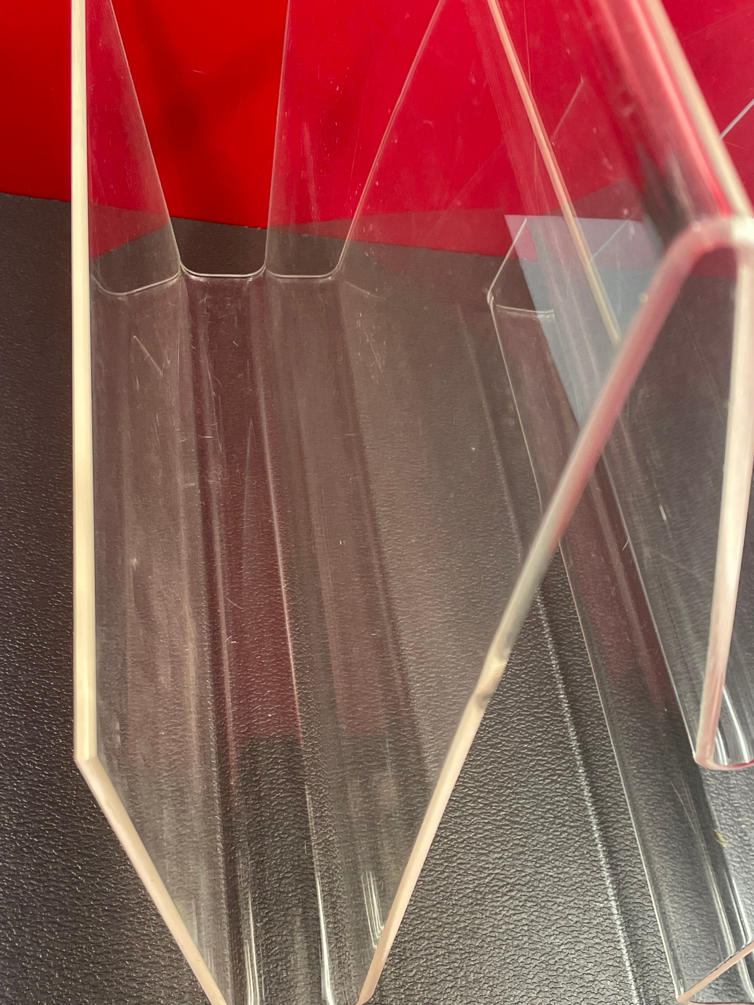 Door magazines in transparent Altuglas around 1970