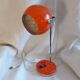 Lampe orange Eye-ball 1970