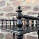 Napoleon III style blackened wood bookcase