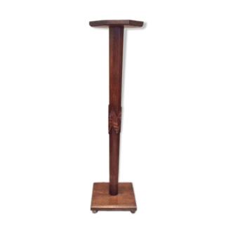 Sellette Art Deco in varnished wood
