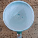 Blue ceramic mug
