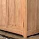 Parisian paneled cabinet in raw wood, 1940