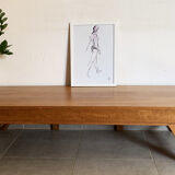 Vintage coffee table from the 60s in oak