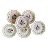 6 assiettes Sarreguemines