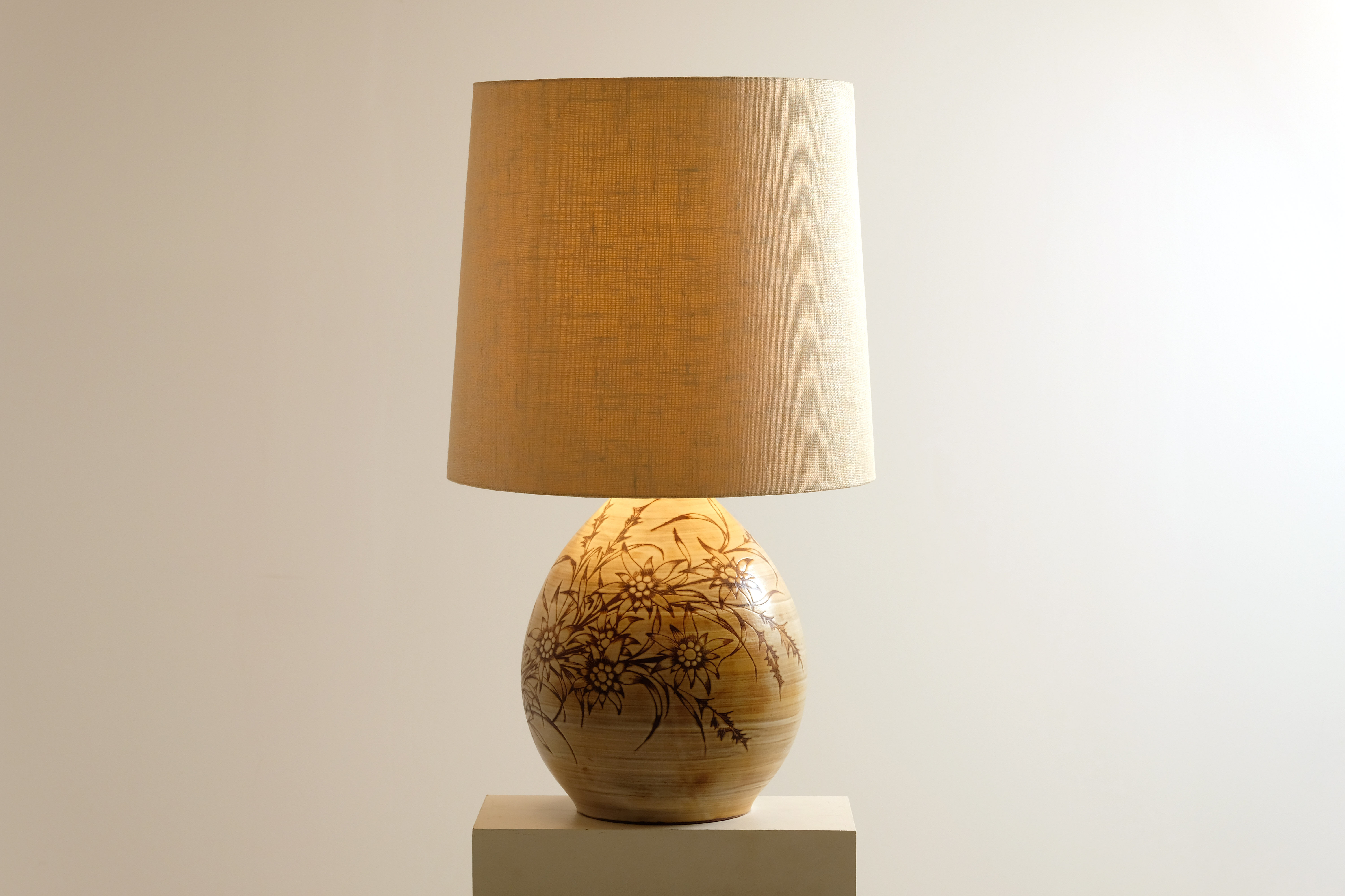 Lamp by Fonck and Mateo Vallauris 1960's