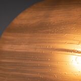 Peill & Putzler globe pendant lamp with bubble glass shade