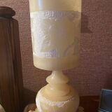 Engraved bedside lamp